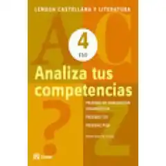 ANALIZA TUS COMPETENCIAS. LENGUA 4 ESO ISBN 9788421853122
