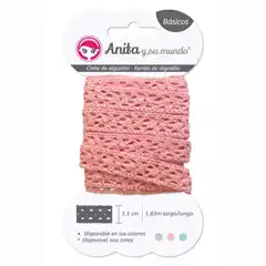 Material CINTA ALGODON 1,83M ROSA GRAFOPLAS REF.37015053