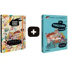 L AGUS I ELS MONSTRES PACK EL TRESOR PERDUT + NOTEBOOK COMBEL 9788491014805 