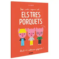 JUGA PINTA ENGANXA TRES PORQUETS COMBEL 9788491016939
