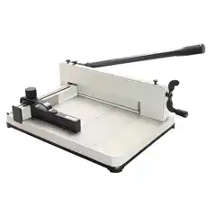 Material GUILLOTINA Q-CONNECT KF16916 MANUAL PROFESIONAL LARGO DEL CORTE 330 MM CAPACIDAD 400 HJ KF16916 156359