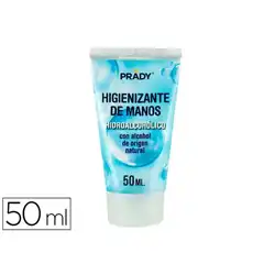 GEL HIDROALCOHOLICO HIGIENIZANTE DE MANOS CON ALCOHOL DE ORIGEN NATURAL BOTE DE 50 ML 159437