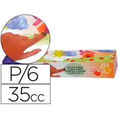 PINTURA DE DEDOS JOVI CAJA 5 COLORES 35 CC 540