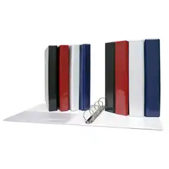 Material CARPETA CANGURO A4 4 ANILLAS 25 MM. BOLSA TRANSP COLOR AZUL