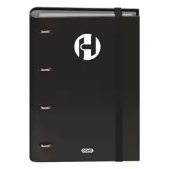 CARPEBLOC DOHE NEGRA 4ANILLAS 35MM 100HJ 90GR 50790
