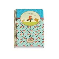 Material CUADERNO ESPIRAL A5 CUADRO 4MM SANTORO POPPI LOVES CATCH ME DOHE 51067