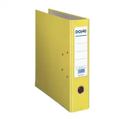ARCHIVADOR DIN A4 LOMO ANCHO AMARILLO DOHE (09409)