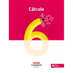 CUAD CALCULO 6 (CAS) EDEBE 9788468335810