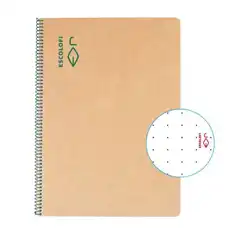 Material BLOC ESPIRAL A4 100H 80GR DOTS RECICLADO EC ESCOLOFI 130047000 8427195735319