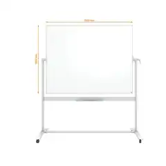 PIZARRA NOBO CLASSIC MAGNETICA ACERO VITRIFICADO MOVIL 150X120 CM (1901035)