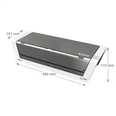 PLASTIFICADORA ILAM TOUCH 2 TURBO DIN A3 BLANCO/PLATA LEITZ 75200000