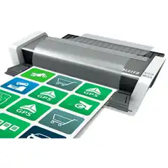PLASTIFICADORA ILAM TOUCH 2 TURBO DIN A3 BLANCO/PLATA LEITZ 75200000