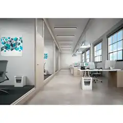 DESTRUCTORA LEITZ IQ OFFICE P5 BLANCO/PLATA 80020000 DESTRUCTORA LEITZ IQ OFFICE P5 BLANCO/PLATA 80020000