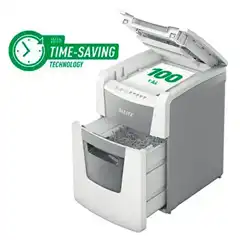 DESTRUCTORA LEITZ IQ OFFICE P4BLANCO/PLATA 80030000 DESTRUCTORA LEITZ IQ OFFICE P4BLANCO/PLATA 80030000