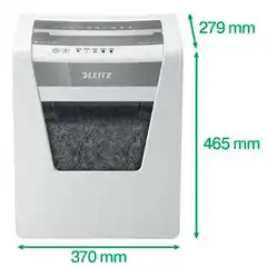 DESTRUCTORA LEITZ IQ OFFICE P4BLANCO/PLATA 80030000 DESTRUCTORA LEITZ IQ OFFICE P4BLANCO/PLATA 80030000