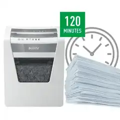 DESTRUCTORA LEITZ IQ OFFICE P4BLANCO/PLATA 80030000 DESTRUCTORA LEITZ IQ OFFICE P4BLANCO/PLATA 80030000
