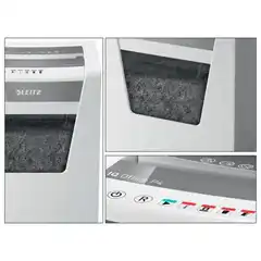DESTRUCTORA LEITZ IQ OFFICE P4BLANCO/PLATA 80030000 DESTRUCTORA LEITZ IQ OFFICE P4BLANCO/PLATA 80030000