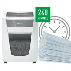 DESTRUCTORA LEITZ IQ OFFICE PRO P5 BLANCO/PLATA 80050000