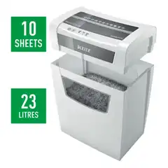 Destructora Leitz IQ Home Office P4, blanco/plata 80090000