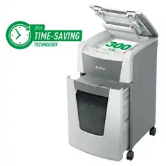 DESTRUCTORA IQ AUTO+ OFFICE 300 P5 BLANCA LEITZ 80160000 DESTRUCTORA IQ AUTO+ OFFICE 300 P5 BLANCA LEITZ 80160000