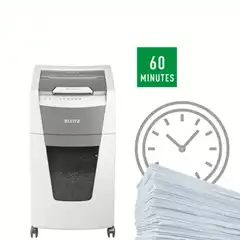 DESTRUCTORA IQ AUTO+ OFFICE 300 P5 BLANCA LEITZ 80160000 DESTRUCTORA IQ AUTO+ OFFICE 300 P5 BLANCA LEITZ 80160000