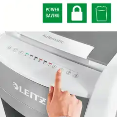 DESTRUCTORA IQ AUTO+ OFFICE 300 P5 BLANCA LEITZ 80160000 DESTRUCTORA IQ AUTO+ OFFICE 300 P5 BLANCA LEITZ 80160000