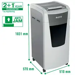 DESTRUCTORA IQ AUTO+ OFFICE PRO 600 P5 BLANCA LEITZ 80180000 DESTRUCTORA IQ AUTO+ OFFICE PRO 600 P5 BLANCA LEITZ 80180000