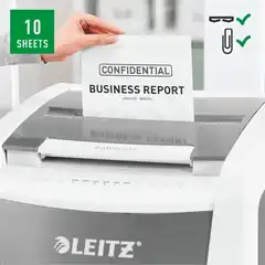 DESTRUCTORA IQ AUTO+ OFFICE PRO 600 P5 BLANCA LEITZ 80180000 DESTRUCTORA IQ AUTO+ OFFICE PRO 600 P5 BLANCA LEITZ 80180000