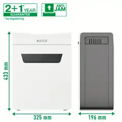 DESTRUCTORA IQ PROTECT 8 P4 BLANCO/PLATA LEITZ 80910000 DESTRUCTORA IQ PROTECT 8 P4 BLANCO/PLATA LEITZ 80910000