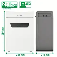 DESTRUCTORA IQ PROTECT 10 P4 BLANCO/PLATA LEITZ 80920000 DESTRUCTORA IQ PROTECT 10 P4 BLANCO/PLATA LEITZ 80920000