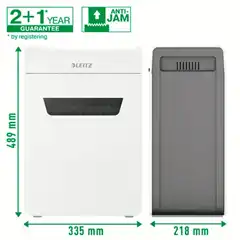 DESTRUCTORA IQ PROTECT 6 P5 BLANCO/PLATA LEITZ 80950000