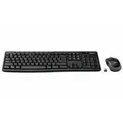 Material LOGITECH TECLADO Y RATON INALAMBRICOS NEGRO DESKTOP MK270 2.4GHZ USB 28874