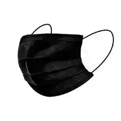 Material MASCARILLA HIGIENICA 3 CAPAS (TIPO QUIRURGICA) TIPO I NEGRA EN 14683:2019 + AC:2019 DESECHABLE CLIP YM-3PL BOLSA 25 UND40650
