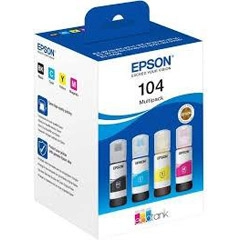 EPSON Nº 104 (C13T00P640) TINTA ORIGINAL CUATRICOLOR 39256
