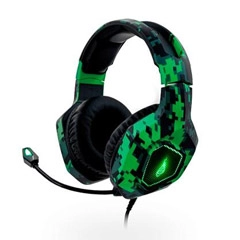 VERBATIM AURICULARES C/ MICRÓFONO SUREFIRE SKIRMISH GAMING C/ CABLE VERDE/NEGRO 48821 40410