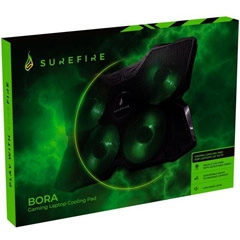 VERBATIM SOPORTE PARA PORTATIL SUREFIRE BORA GAMING LAPTOP COOLING PAD GREEN 48818 40411