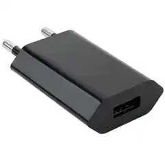 NANOCABLE MINI CARGADOR USB 5V-1A NEGRO 10.10.2002 42426