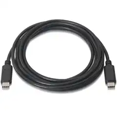AISENS CABLE USB 2.0 3A TIPO USB-C/M - USB-C/M NEGRO 1,0M A107-0056 45099
