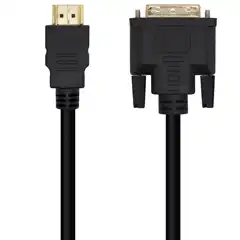 Material AISENS CABLE DVI A HDMI DV118 + 1/M - HDMI A/M NEGRO 1,8M  45234 A117-0090
