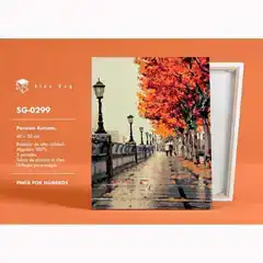 Material SET DE PINTURA POR NUMEROS ALEX BOG OTOÃO EN PARIS 40X50CM SG-0299 (45667)