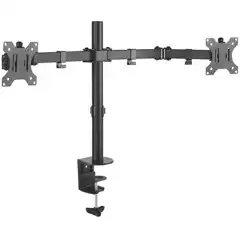 AISENS SOPORTE DE MESA ECO GIRATORIO INCLINABLE 3 PIVOTES 2 BRAZOS PARA TV/MONITOR 8KG 45385