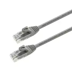 Material AISENS CABLE DE RED LATIGUILLO RJ45 LSZH CAT.6A 500 MHZ UTP AWG24 GRIS 15M A145-0331 49256