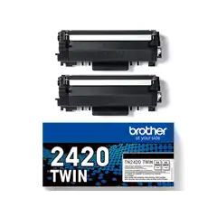 BROTHER TN2420TWIN (TN2420TWIN) TONER ORIGINAL NEGRO 50175 BROTHER TN2420TWIN (TN2420TWIN) TONER ORIGINAL NEGRO 50175
