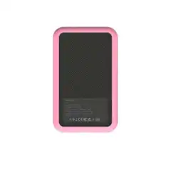 Material KREAFUNK CARGADOR POWER BANK CON CARGA INALÃMBRICA QI 5K MAH ROSA CLARO 52740 KFKE86