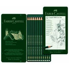 LAPIZ FABER CASTELL 9000 12 GRADUACIONES ( 8B A 2H) BELLAS ARTES 091190065