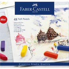 Material TIZA PASTEL FABER CASTELL ESTUCHE CARTON DE 48 UDS 09128248