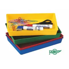 Material BANDEJA MULTIUSOS 10 UDS COLORES OPACOS SURTIDOS 247X154X30MM FAIBO (210)