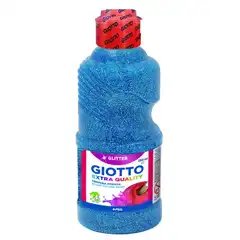 Material TEMPERA GLITTER AZUL GIOTTO BOTELLA 250ML F53120400 30477