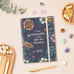 AGENDA ESPIRAL FINOCAM DESIGN COLLECTION DP E10 155X212MM IMPOSIBLE 2026 CATALAN 742352525
