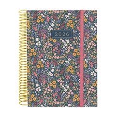 AGENDA ESPIRAL FINOCAM DESIGN COLLECTION DP E10 155X212MM FLORA 2026 CATALAN 742353026
